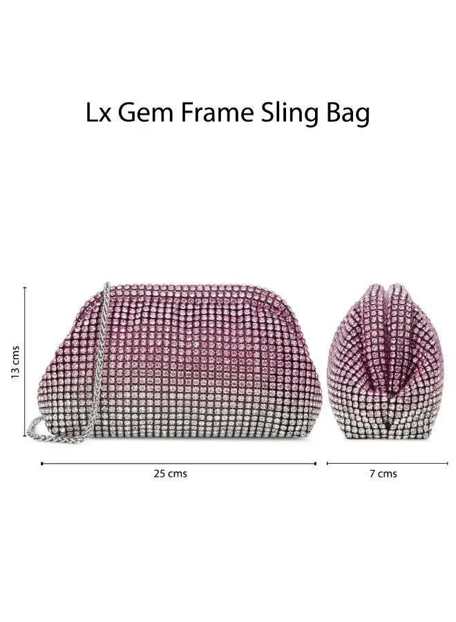 Lavie  Luxe Women's Frame sling(Pink Ombre) for Women | Best Price UAE